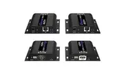 LENKENG HDbitT HDMI Extender over IP CAT5/5e/6 Network Cable Kit Includes Transm