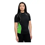 2XU Women's Short Sleeves High Performance Power Top - Black - Green