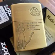 Zippo Oil Lighter Studio Ghibli Kiki Delivery Service Jiji From Japan