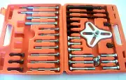 46PC GRIP TOOLS HARMONIC BALANCER PULLEY PULLER SET WITH CASE