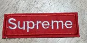Spm Red Embroidered Patch sew iron on Patches transfer clothes Shirts Jackets