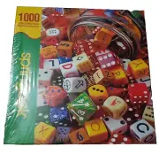 Sealed Springbok Lucky Roll Jigsaw Puzzle Gamble RPG Board Game Dice NIP 1000p