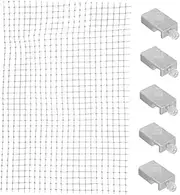 Abaodam 1 Set Fish Tanks Escape Mesh Net Cover Adjustable Terrarium Netting for Aquarium Easy to Cut and Use Durable Jump Screen for Fish Tanks and Bird Cages