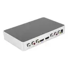 4K Mini Hd Karaoke Sound Mixer Dual Mic Input Volume Adjustment For Stage PLM