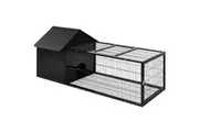 i.Pet Rabbit Cage Hutch 162x60cm Enclosure Metal