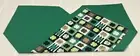 St. Patrick's Day Table Runner Centerpiece Green Gold Black Shamrock 40"L 15”W