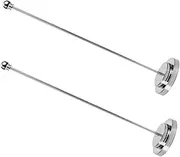 Gatuida 2Pcs Metal Table Flagpole Stand Flag Holder for Desktop Display Multipurpose Base for Small Flags for Meetings Events and Office Decor