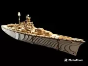WW2 Bismarck Battleship 3D Model/Puzzle Kit