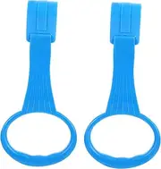 Abaodam Plastic Baby Standing Safety Ring Toddler Harness Crib Gym Hanging Toys Pull up Rings for Infants