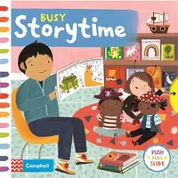 在飛比找蝦皮商城優惠-Busy Storytime (硬頁推拉書)(硬頁書)/Ca