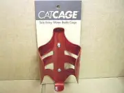 New-Old-Stock Catamount CatCage...Red Aluminum Water Bottle Cage
