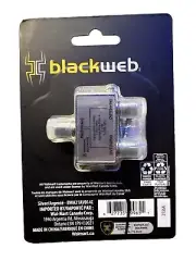 Blackweb 2-way Cable TV Splitter Coaxial Coax splitter