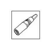 Switchcraft TA4M Tiny-QG Mini XLR 4-Pin Male Plug
