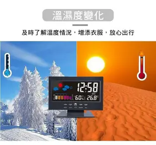 【ULIKE】萬年曆氣象時鐘 萬年曆時鐘 電子鬧鐘 濕度 溫度 電子鐘錶