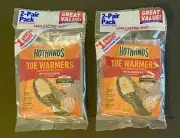 HotHands Toe Warmers - 2 Packs/4 Pairs - Up To 8 Hours Of Heat - Exp. 03/2024