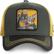 [MsLuLA] Anime Men Sports Baseball Cap Boba Fett Hat Snapback Hat for Men Boys Girls Adjustble