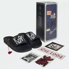 Adidas x Korn Adilette Slides | Mens Size 10 | Stickers Guitar Pick & Box InHand