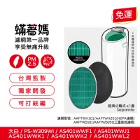 在飛比找momo購物網優惠-【蟎著媽】濾網(適用 LG 大白 PS-W309WI AS4