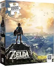 USAopoly The Legend of Zelda Breath of The Wild 1000 Piece Jigsaw Puzzle Collectible Puzzle Featuring Link from The Legend of Zelda Video Game Officially Licensed Nintendo Merchandise
