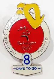 8 DAYS TO GO SYDNEY OLYMPIC GAMES 2000 PIN COLLECT #870