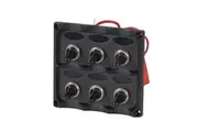 TechBrands Switch Panel with LED Indicators - 6 Gang