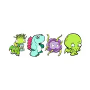 Toy Vault Cthulhu My Little Cthulhu Enamel Pin Set New