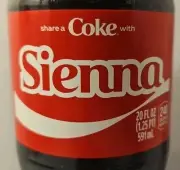 Share A Coke With Sienna 2025 Personalized Gift Limited Edition Coca Cola Bottle