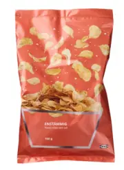 IKEA ENSTAMMIG Potato crisps Chips, Salted, 150 g / 5.23oz, Snack NEW