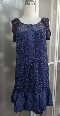 在飛比找Yahoo!奇摩拍賣優惠-歐洲品牌 MANGO MNG 二件式真絲洋裝