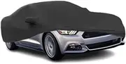 LTDNB Fit Ford Mustang Ultraguard Stretch Satin Indoor Car Cover - The Ultimate Custom Fit for 2015-2021 Ford Mustang (Black)
