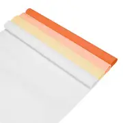 4-Pack Crepe Paper [White, Light Champagne, Dark Champagne, Orange]