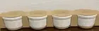 Set Of 4 Ramekins White
