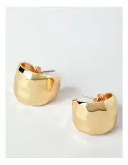 [Piper] Chunky Open Hoop Earring in Gold