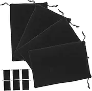 JUMPLAWN 10 Pcs Ski Goggle Bags Protection Pouches for Snow Goggles Ski Masks Drawstring Scratch Resistant for Travel and Storage