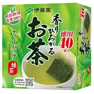 日本 伊藤園 香片緑茶 焙茶 玄米茶 茶包 40袋入 茶包 綠茶 宇治抹茶 夏天冷泡茶【小福部屋】