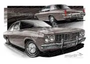 Statesman HQ HQ STATESMAN COVERT A2 FRAMED PRINT (HC783)