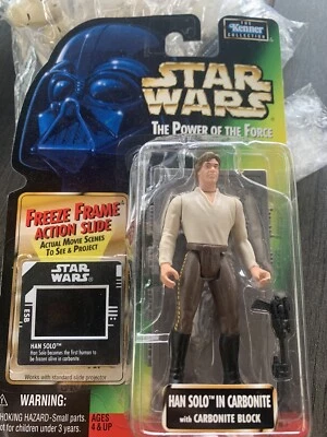 Star Wars The Power Of The Force Freeze Frame Carbonite Han Solo