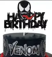 1pcs Premium Venom cake topper spiderman cake topper superhero cake topper