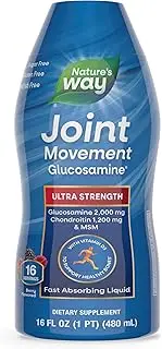 Nature's Way Joint Movement Glucosamine Fast Absorbing, 16 day supply, 16 Ounces (480 mL), Natural Berry (Packaging May Vary)