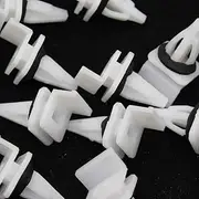 DZMZL 20X Rocker Panel Moulding Clips Retainer Nylon Fastener w/Sealer for Honda Accord Civic CR-V for Acura CL Integra Legend TSX