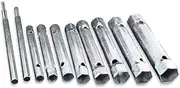 10PCS Spark Plug Plumber Sink Tap Wrench Set Tap Spanner Hex Socket Set 6-22mm, Durable Steel Construction