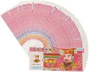 100 Pcs Ancestor Money joss Paper- Spirit Ghost Money to Burn: MAYYAYA Emperor Hell Bank Notes，Origami Paper- 10,000,000,000,000,000, Bring Good Fortune