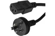 StarTech.com 2m Power Cord AS/NZS 3112 to C13 for Laptop/Monitor Black