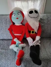 48 Inch Plush Disney Christmas Jack And Sally
