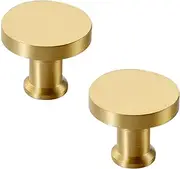 Solid Brass Cabinet Handles Gold Drawer Handles Cupboard Handles 96mm-128mm with Screws Furniture Handles for Drawers Kitchen Cabinet Handles Vintage for Cupboard Wardrobe Doors Bedroom(96mm/3.8in) ( Single hole)