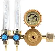 Argon CO2 Pressure Regulator,MIG TIG Welding Meter,Double Welding Pressure Regulator Reducer,For Argon Arc Welding, Cutting, Chemical Industry