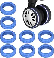 [Generic] 8pcs Luggage Wheels Cover - Silicone Wheel Covers, Suitcase Wheel Protector | Suitcase Wheel Protector Covers, Carry on Luggage Wheels Cover, Luggage Compartment Wheel Protection Cover for Wheel