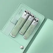 4pcs/Set Professional Nail Clipper Kit Portable Home Scissors Stainless Steel Manicure Pedicure Tools Fingernail Toenail,03