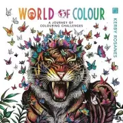 World of Colour: A Journey of Colouring Challenges by Kerby Rosanes Paperback Bo