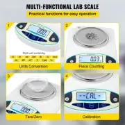 High Precision Digital Lab Scale with 3kg Capacity and 0.01g Readability